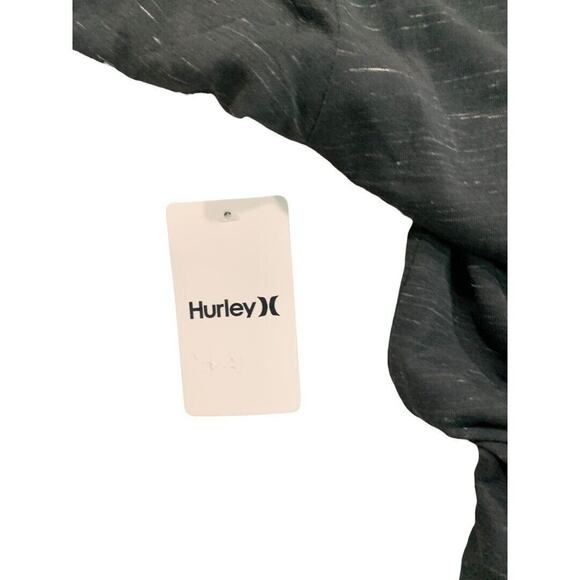 Medium Hurley Boys V-Neck Gray Charcoal Heathered New Soft Tshirt Short Sleeve - Picture 5 of 5